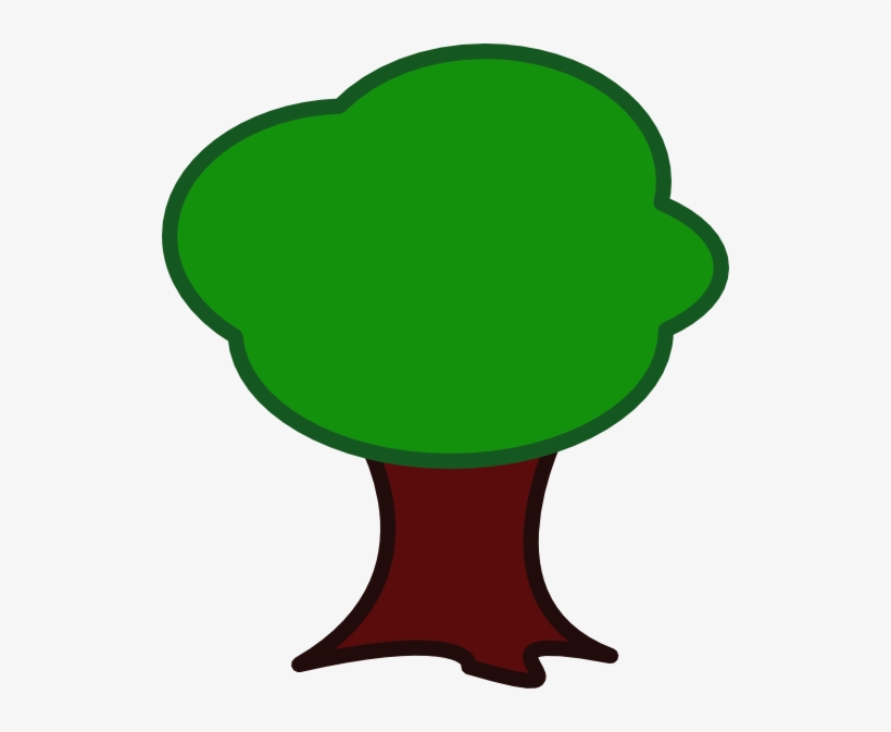 Large Trunk Tree Svg Clip Arts 522 X 593 Px, transparent png #3839874