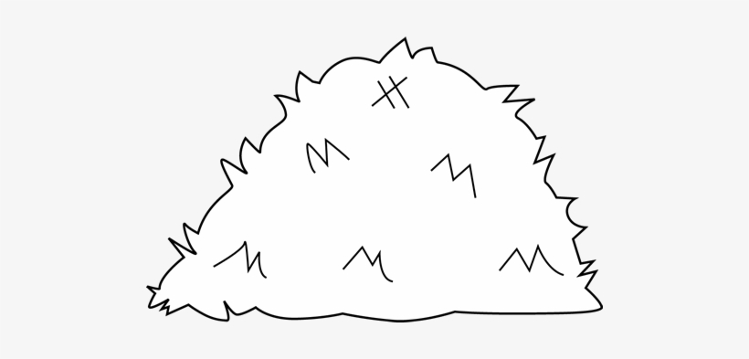 Haystack Clipart Hay Bale - Hay Clipart Black And White, transparent png #3839977