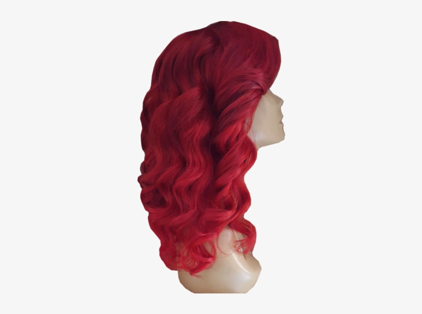 16" Red Wig - Wig, transparent png #3840377