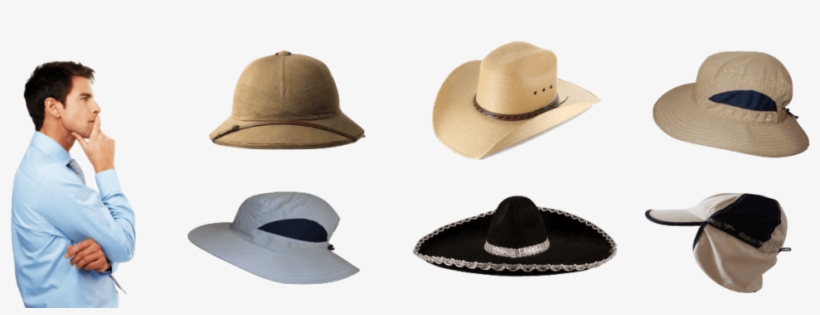 While Outdoors, You Will Want To Protect Yourself From - Hoed Vilt Sombrero Zwart, transparent png #3840474
