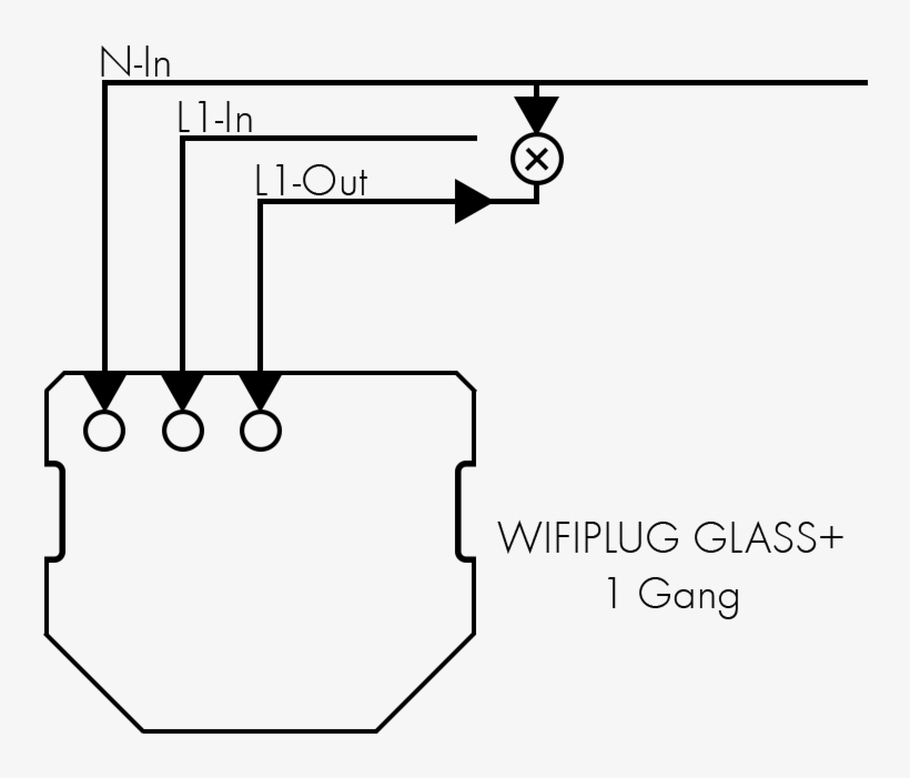 Glass 1 Gang Wiring Diagram Glass 2 Gang Wiring Diagram - Wiring Diagram, transparent png #3840765