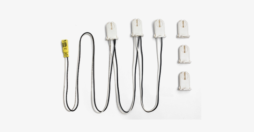 T8 Led Troffer Wiring Harness Kits - Epco 4' Troffer Wiring Harness Kit, transparent png #3840864