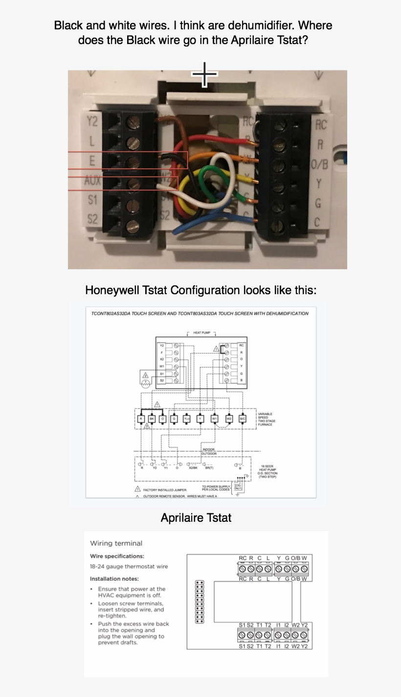 58e28e8bac542 Aprilairetstat - Thumb - - Aprilaire Thermostat Installation, transparent png #3841223