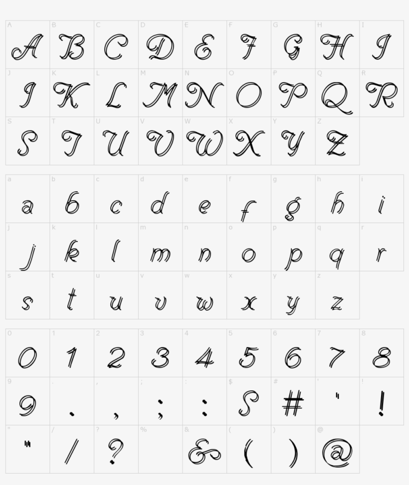 Renania Double Line Font - Regency Font, transparent png #3841499