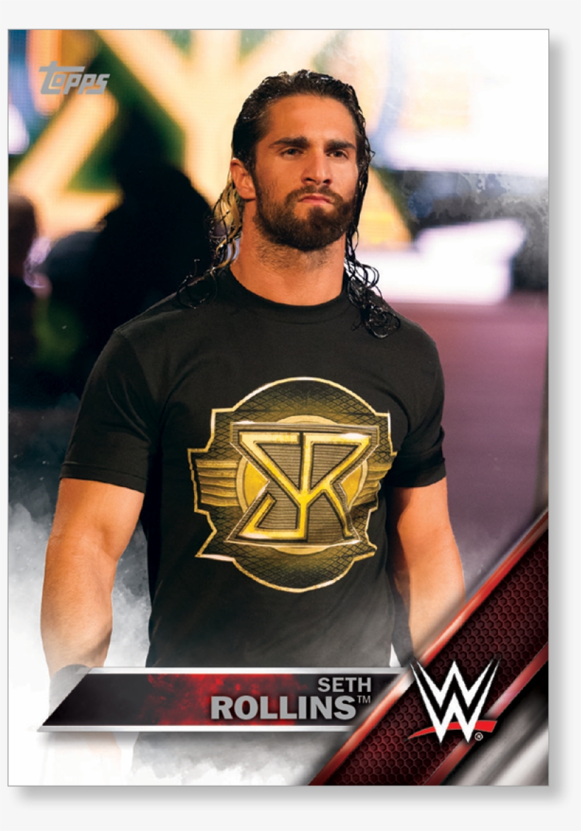 Seth Rollins 2016 Topps Wwe Now, Then And Forever Base, transparent png #3841734