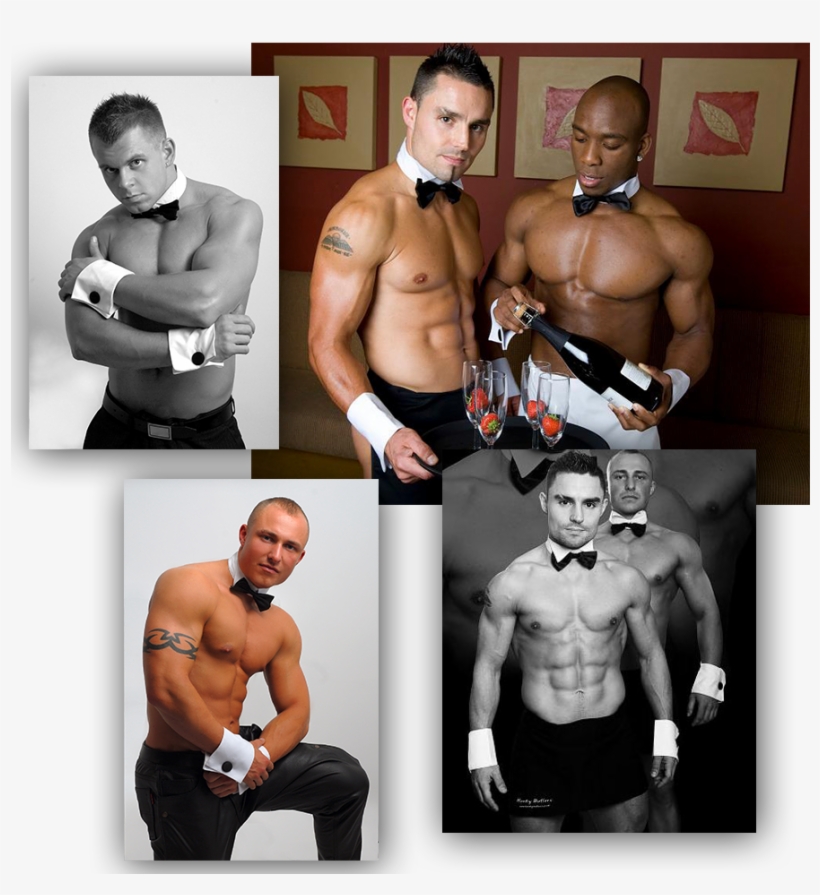 Topless Waiters - Barechested, transparent png #3841994