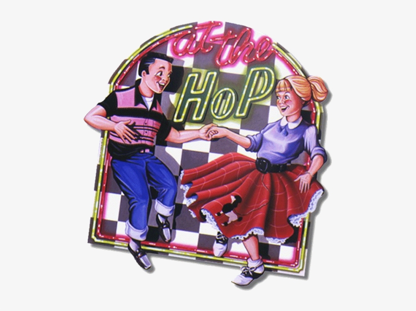 Back To The 50's Sock Hop Themed Social Dance, Saturday, - 50s Cutouts, transparent png #3842153