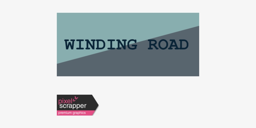 Winding Road Label - Break'n Windows: A Windows-word Really-quick User-fr, transparent png #3842266
