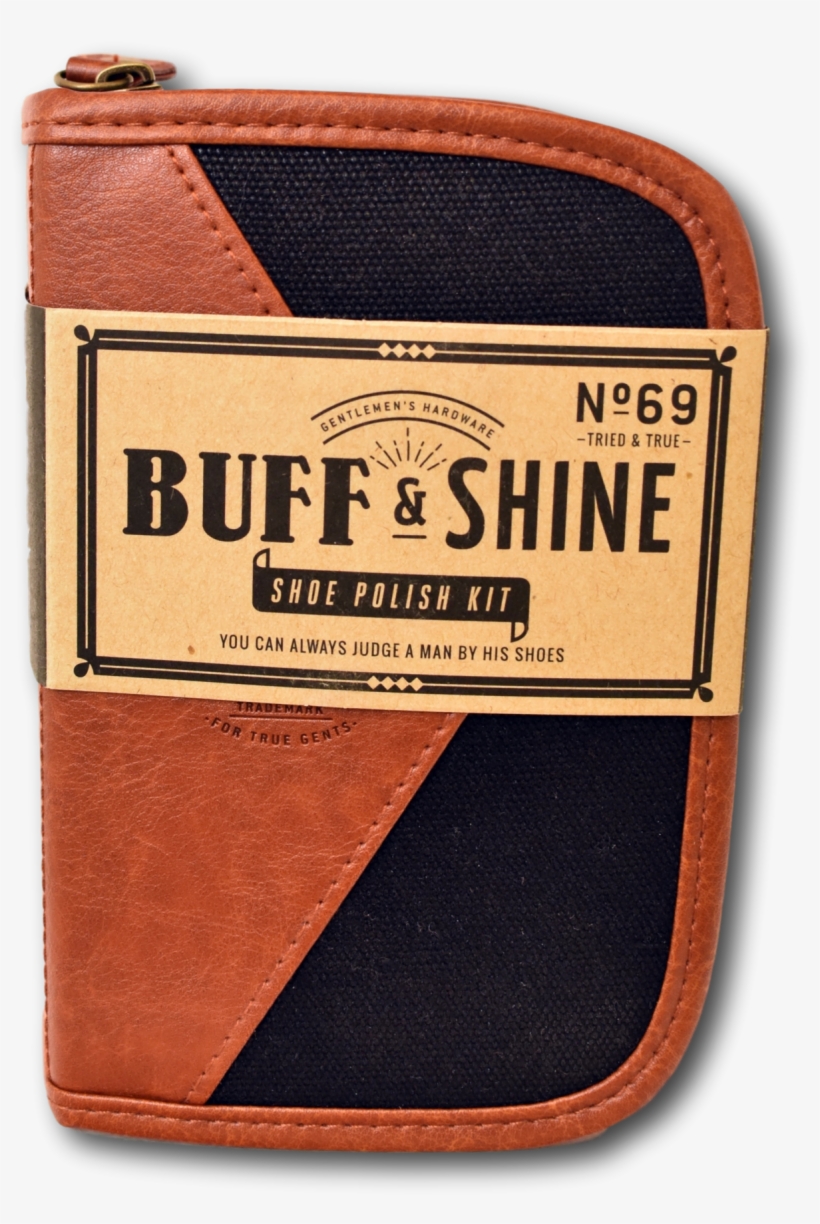 Buff & Shine Shoe Polish - Gentlemen's Hardware Shoe Shine Kit - Multi, transparent png #3842318