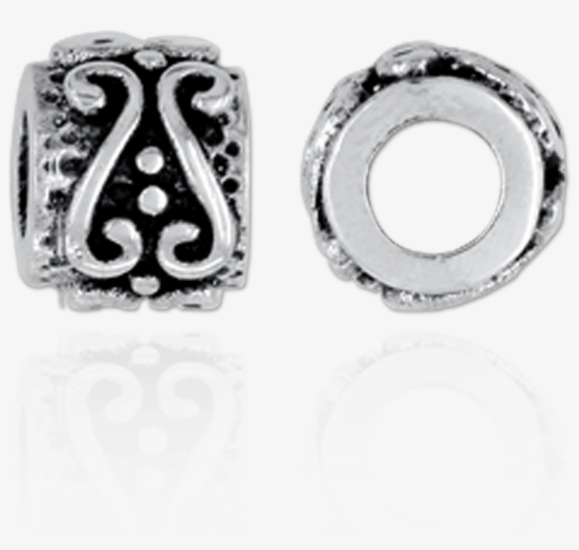 Scroll Design Beads - Earrings, transparent png #3842473