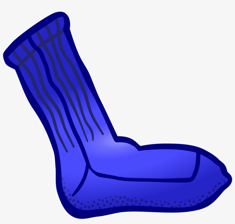 School Clipart Sock - Clipart Sock, transparent png #3842492