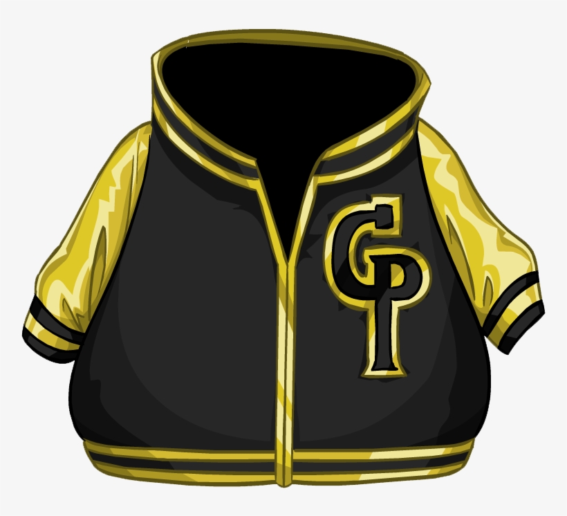 Gold Letterman Jacket Clothing Icon Id 4789 - Club Penguin Gold Clothes, transparent png #3843054