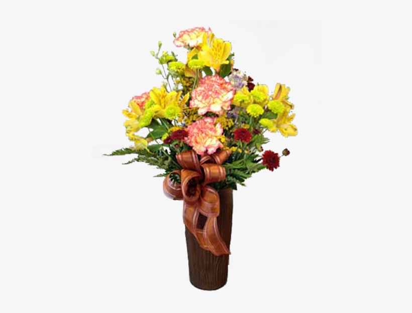 Mixed Vase For Fall - Garden Roses, transparent png #3843298