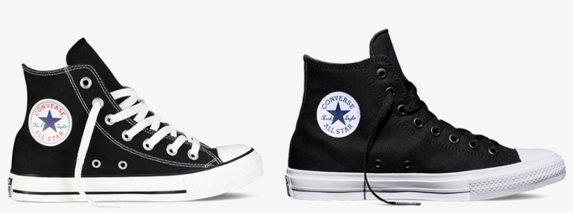 Converse Chuch Taylors - Converse Chuck Taylor Hi In Black, transparent png #3843323