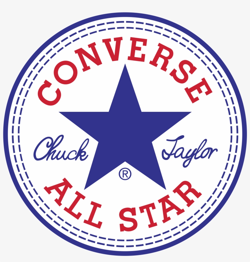 Converse All Star Chuck Taylor Vector Logo - Converse All Star Logo, transparent png #3843349