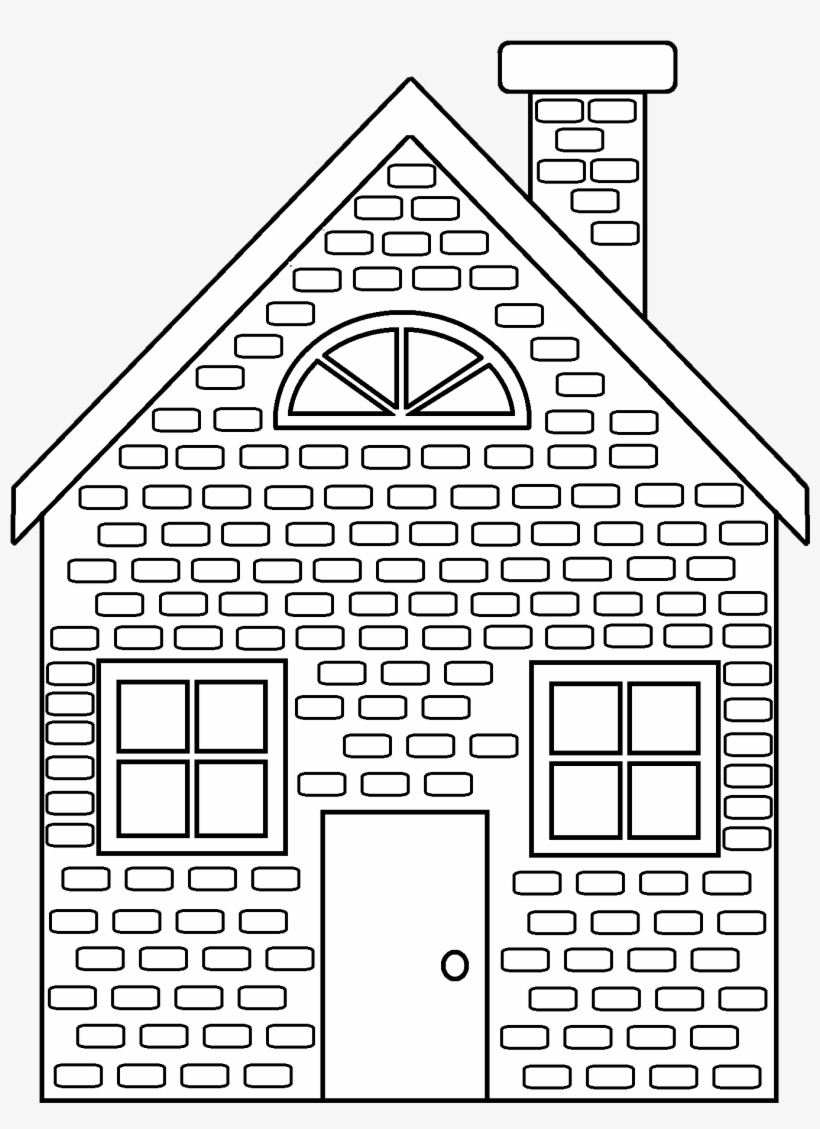 28 Collection Of Straw House Clipart Black And White - Three Little Pigs Houses Drawing, transparent png #3843503