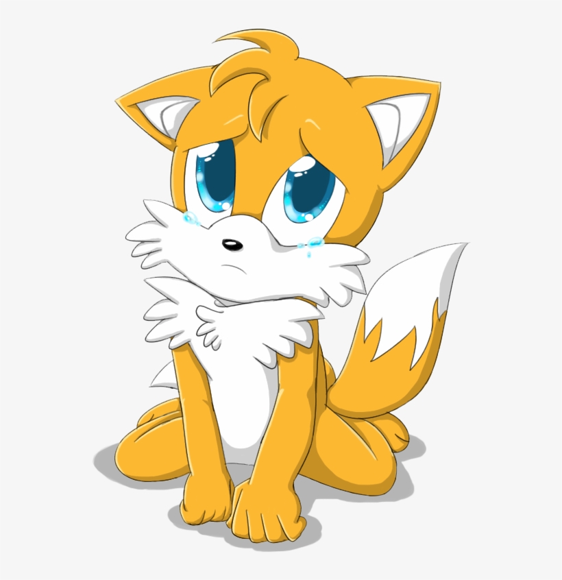Miles "tails" Prower Images Puppy Eyes Hd Wallpaper - Miles Tails Prower Sad, transparent png #3843667