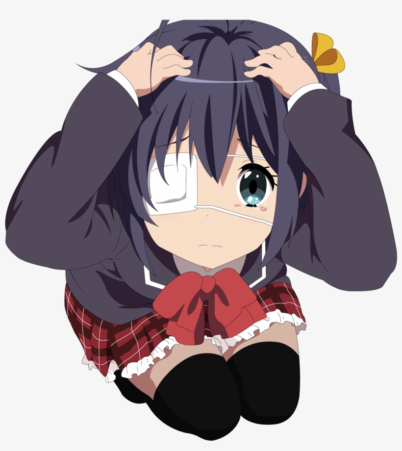 Download Png - Love Chunibyo & Other Delusions Rikka Scared, transparent png #3843845