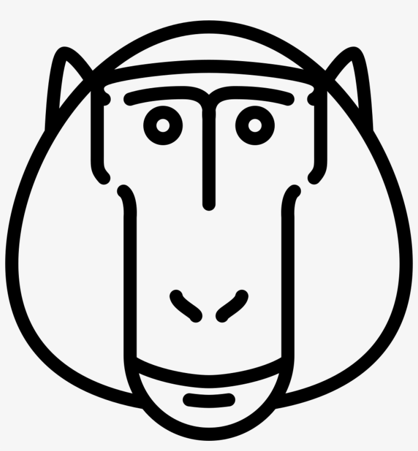 Baboon Head Comments - Scalable Vector Graphics, transparent png #3844056