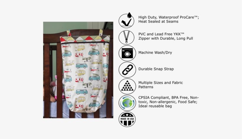 Xl Two Strap / Hanging Pail - Design, transparent png #3844420