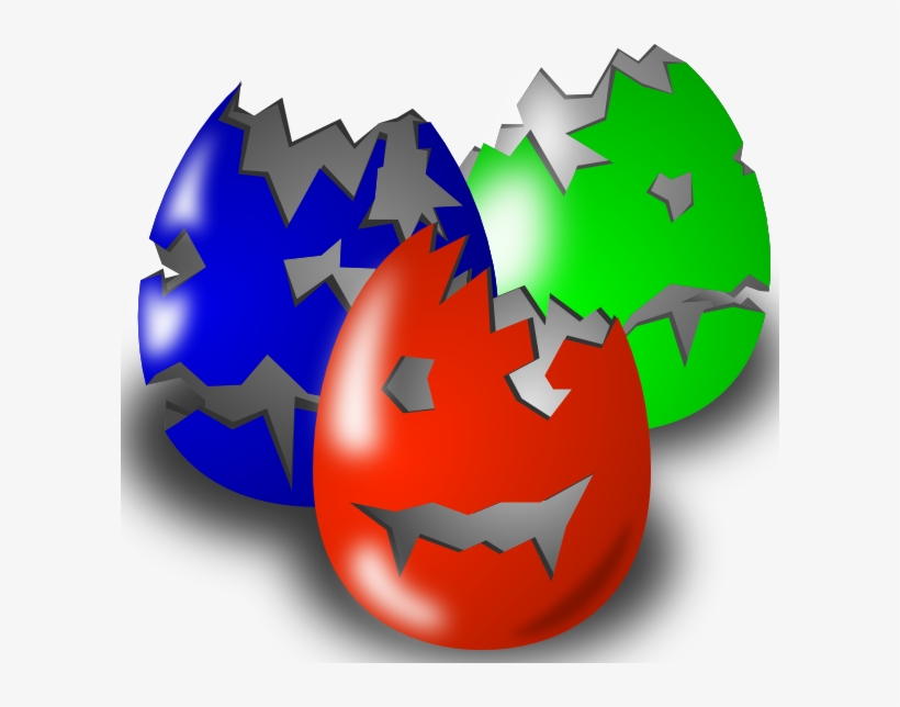 Original Png Clip Art File Scary Easter Eggs Svg Images, transparent png #3844570