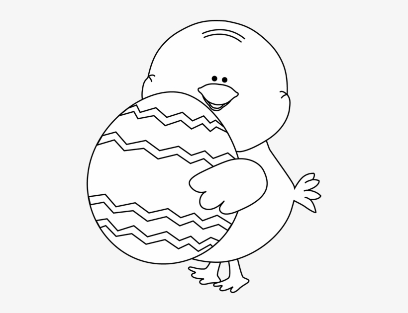 Easter Clipart Black And White Transparent, transparent png #3844573