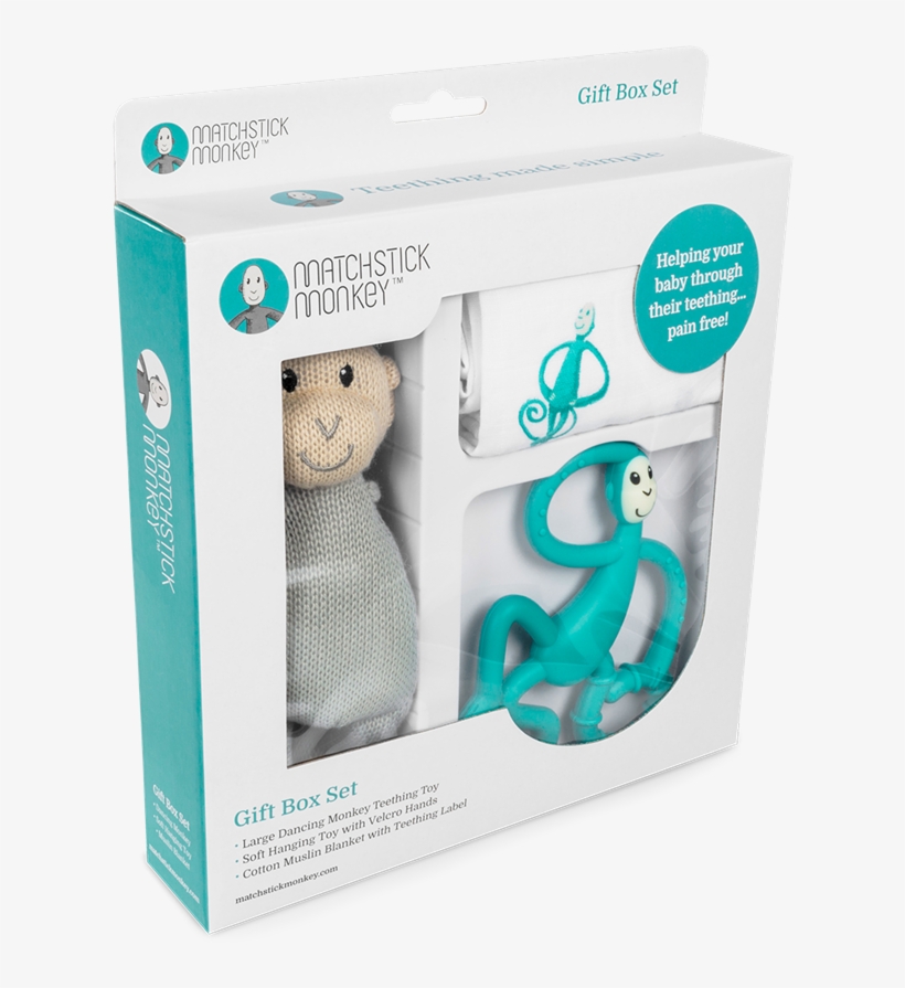 Green Gift Set - Matchstick Monkey Soft Toy, transparent png #3844650