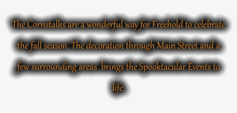 The Cornstalks Are A Wonderful Way For Freehold To - Freehold Township, transparent png #3844785
