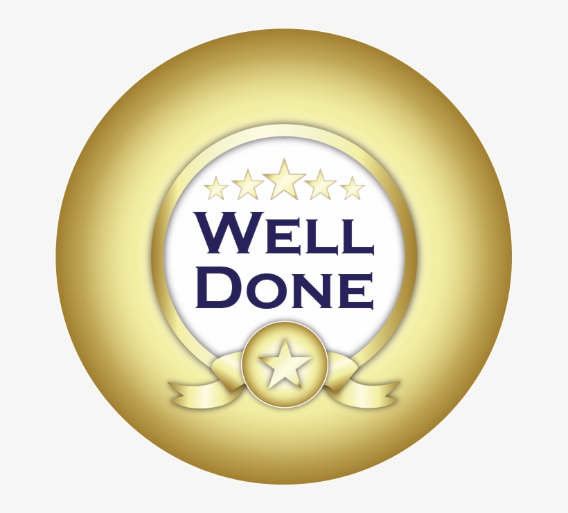 Customised Well Done Badges - Well Done Sticker Png, transparent png #3845015