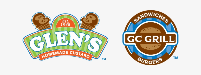 Logo Designs For Glens Custard And The Gc Grill - Pittsburgh, transparent png #3845129