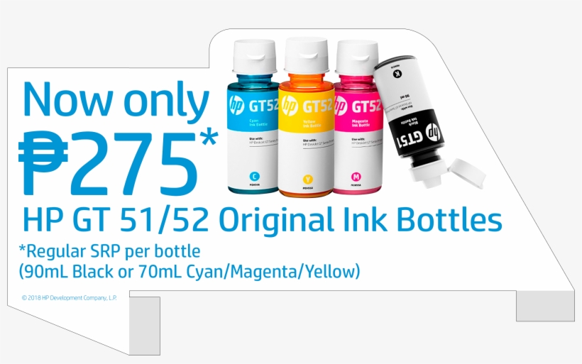 Maximize High-volume Printing Opportunities With Your - Hp Gt52 Cyan Ink Bottle, transparent png #3845246