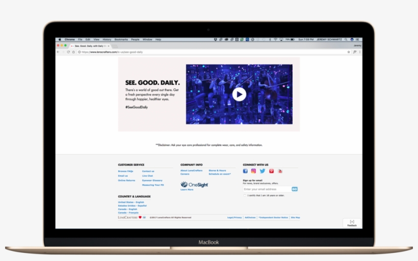 Seegooddaily On Macbook 3 6 - Operating System, transparent png #3845443