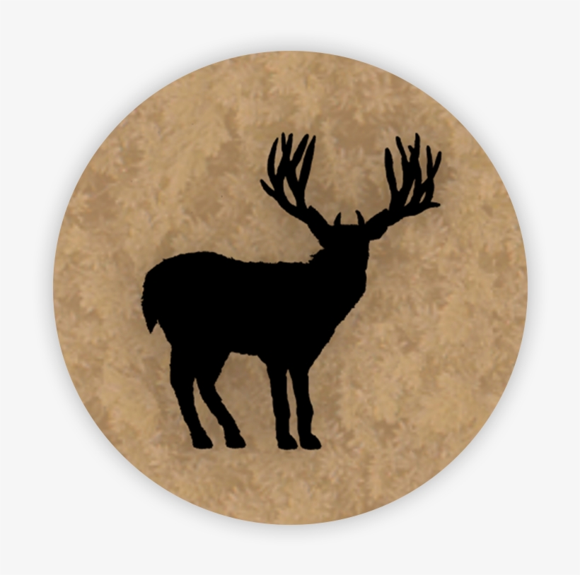 Large Antlers Stag Buck Deer Popsocket Grip - Antler, transparent png #3845497