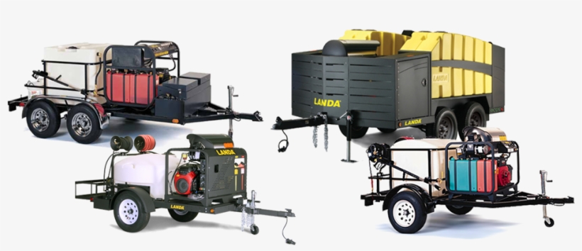 Landa Mobile Wash And Reclaim Systems - Landa Pressure Washer Trailer, transparent png #3845563