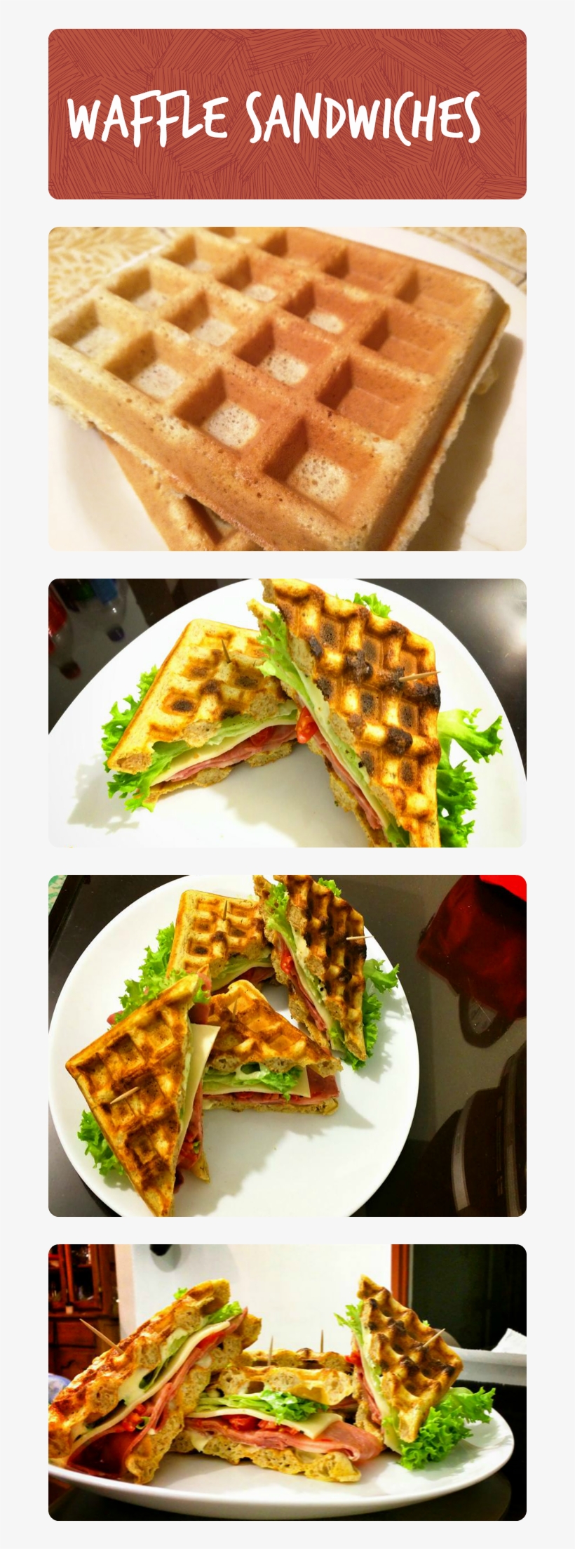 #waffle #sandwich #receta #recipe La Receta Fácil Que - Scorpion's Lair And Ruffled Feathers, transparent png #3845957