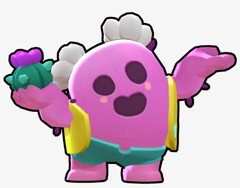 Spike Skin Pinky Spike Brawl Stars Free Transparent Png Download Pngkey - do spike brawl stars