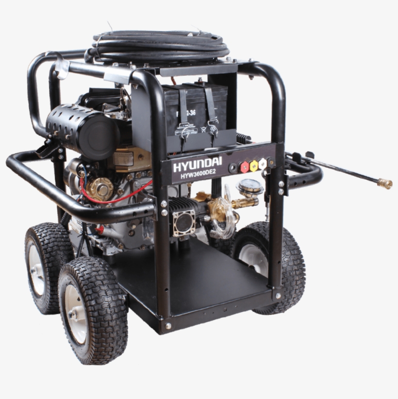 Hyw3600de2 Final Image This Hyundai Pressure Washer - Pressure Washer, transparent png #3846529