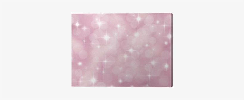 Abstract Pink Background With Boke Effect And Stars - Placemat, transparent png #3846797