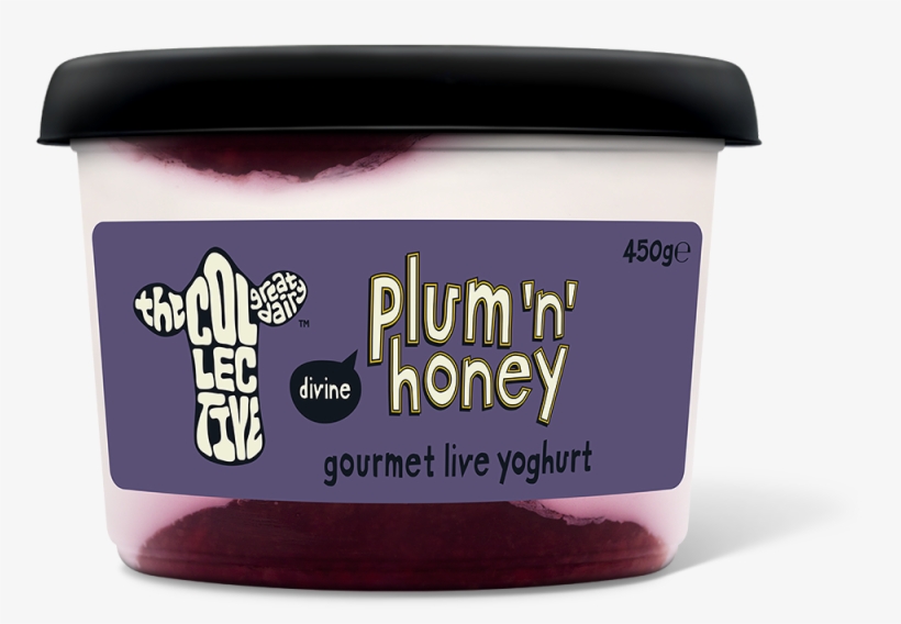 Plum 'n' Honey 450g - Collective Dairy Scottish Raspberry Yoghurt, transparent png #3847106