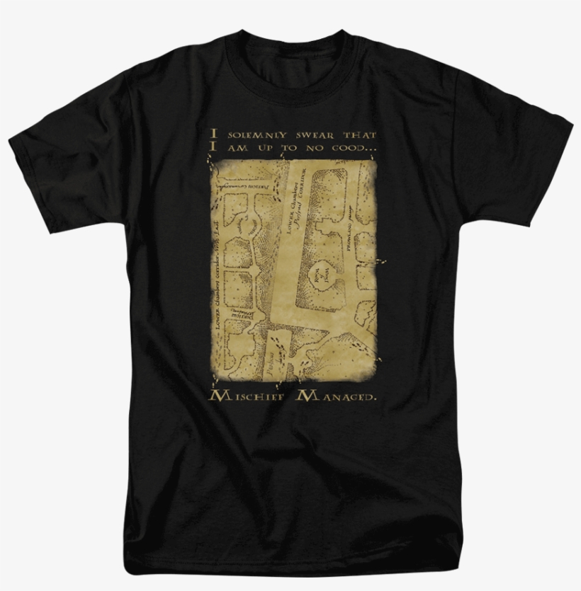 Harry Potter Marauders Map Interior T-shirt - Mortal Kombat X - Dragon Logo T-shirt Size Xxl, transparent png #3847229