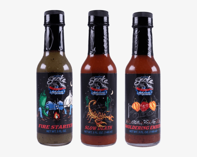 Rising Smoke Slow Death Hot Sauce, transparent png #3847233