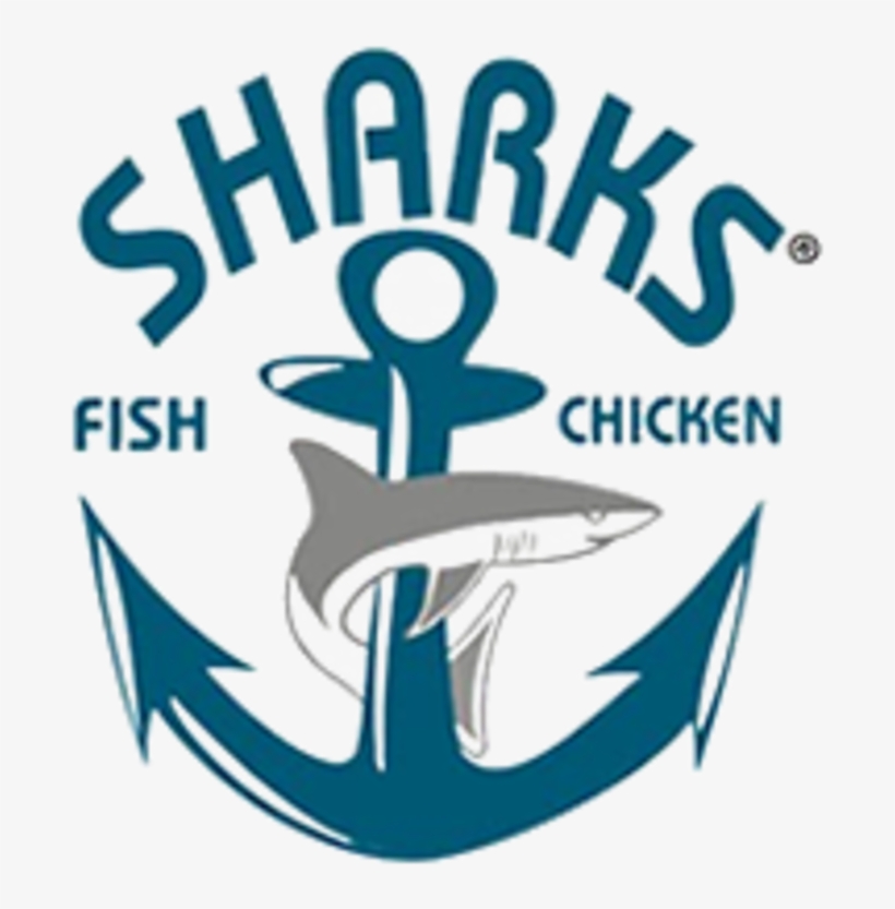 Sharks Fish And Chicken Delivery - Sharks Fish And Chicken Logo, transparent png #3847238