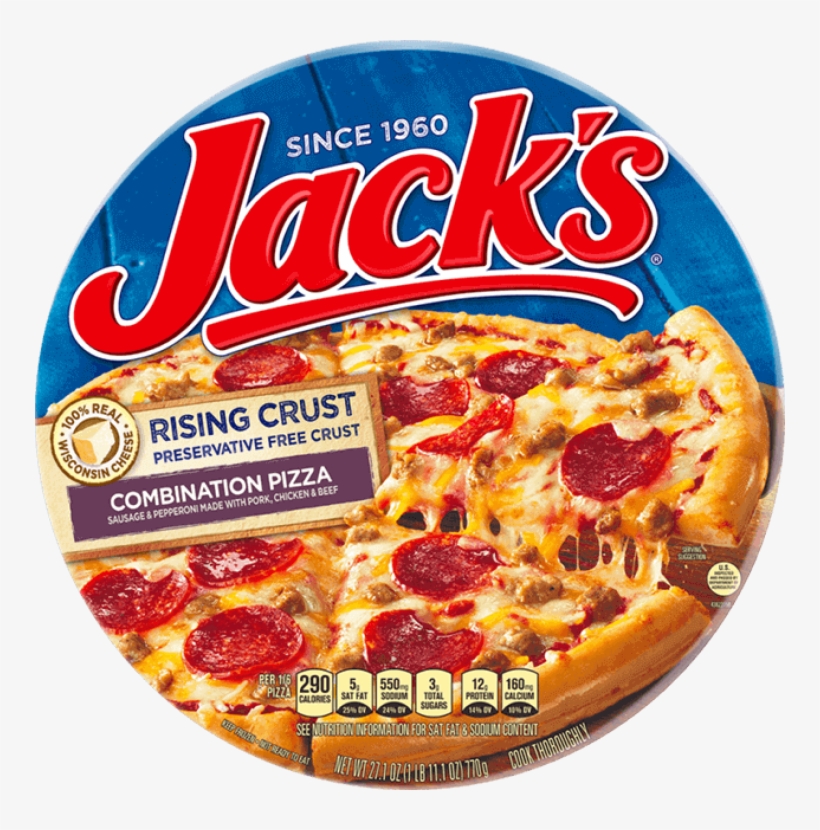 Jack's Rising Crust - Jack's Rising Crust Combination Frozen Pizza 27.1 Oz., transparent png #3847712