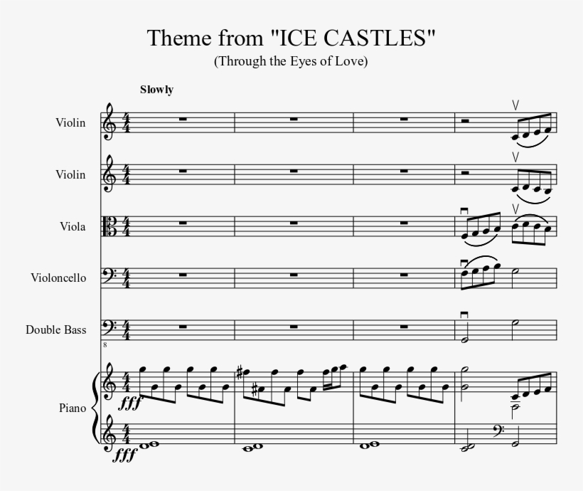 Theme From "ice Castles" Sheet Music 1 - Look What You Made Me Do Clarinet, transparent png #3847735
