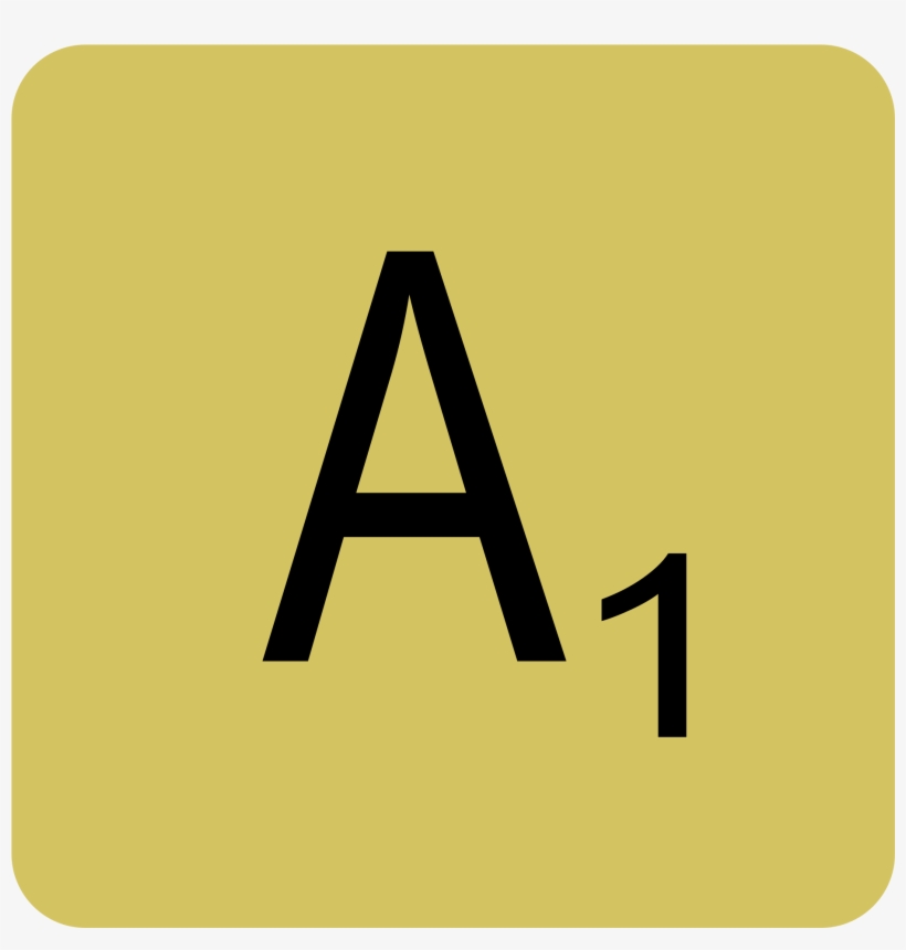 Open - Scrabble Letter, transparent png #3847797