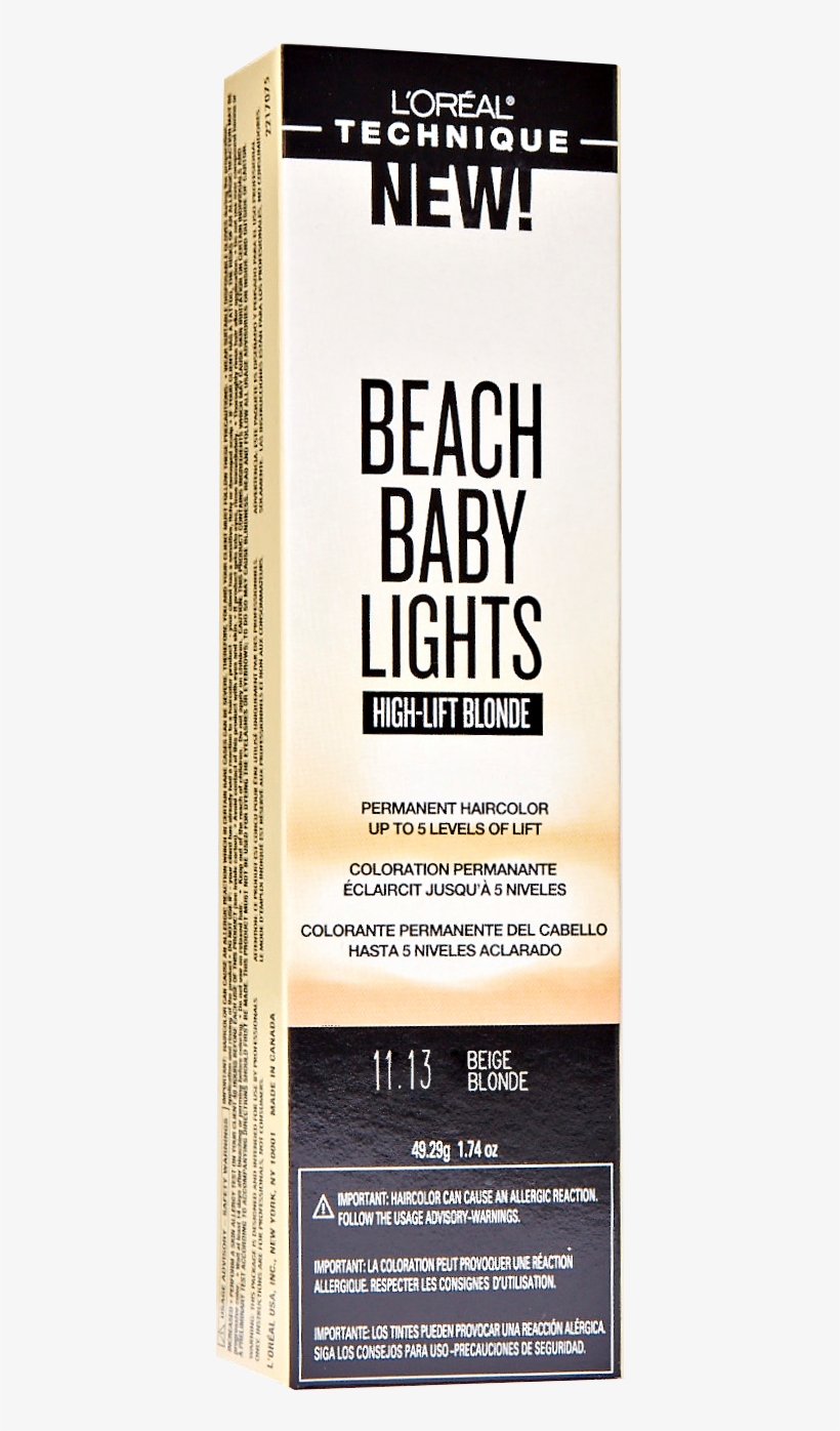 L'oreal Technique Beach Baby Lights High Lift Blonde, transparent png #3848188