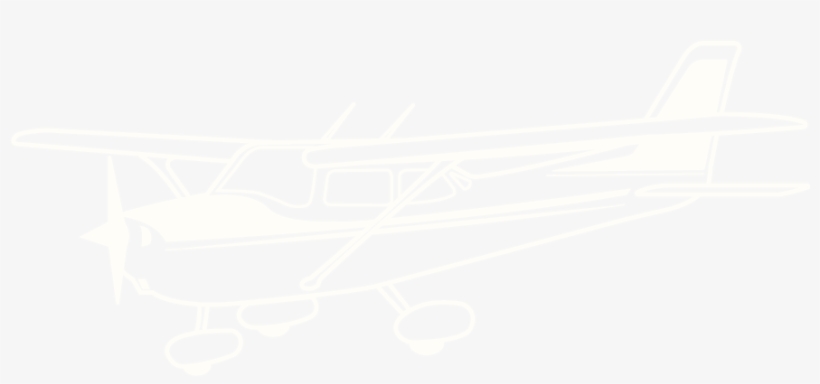 $368dual - Cessna 150 Black And White, transparent png #3848429