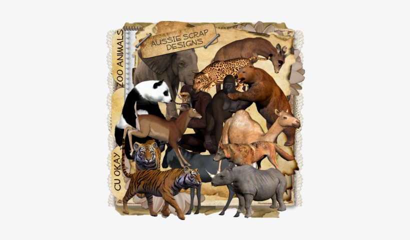 Pictures Of Zoo Animals - Christmas, transparent png #3848601