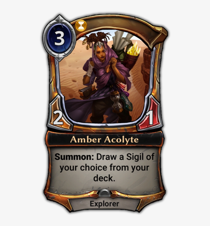 Amber Acolyte - Eternal Hall Of Lost Kings, transparent png #3848603