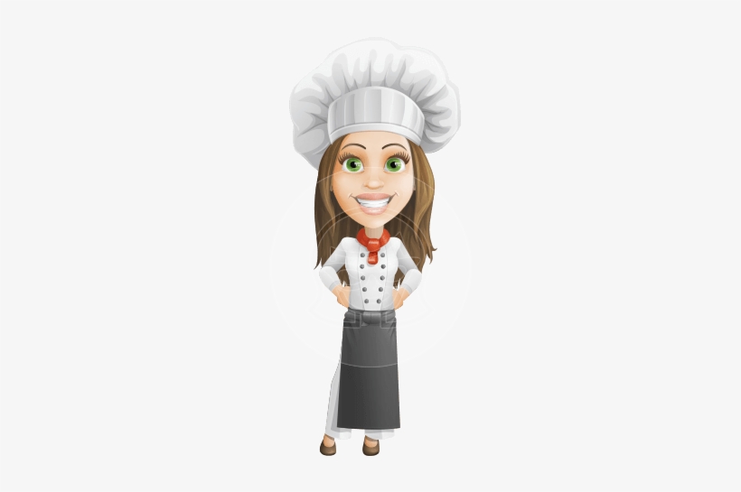 Monique Voilà Monique Voilà - Female Chef Cartoon Png, transparent png #3848954